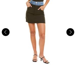 Sandra Paris woven mini skirt